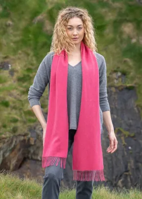 100% Cashmere Scarf | Pink