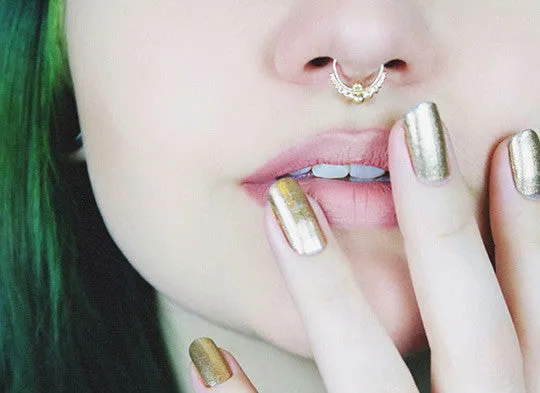 14k Gold Nose Ring | Indian Mystique