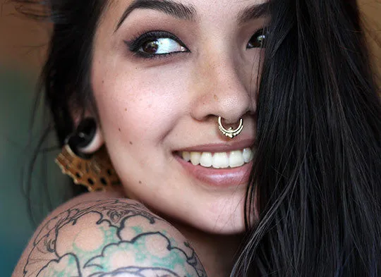 14k Gold Nose Ring | Indian Mystique
