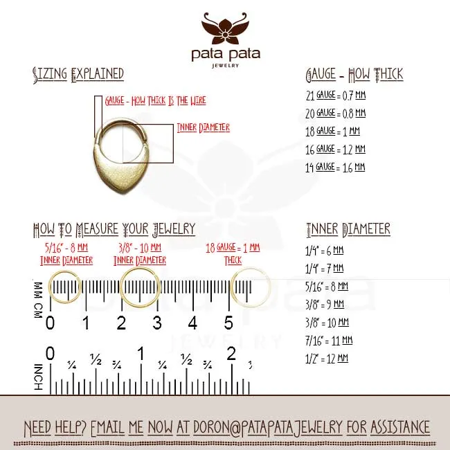 14k Gold Nose Ring | Indian Mystique