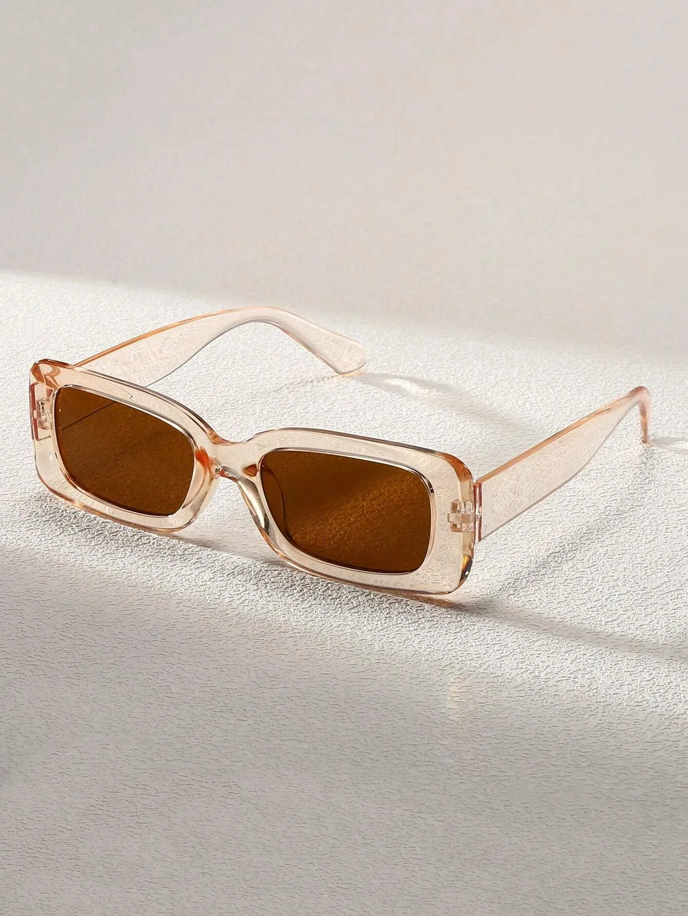 1pc Fashionable Trendy Black Square Frame Unisex Large Frame Y2K Personality Summer Beach Sunglasses Shades Accessories