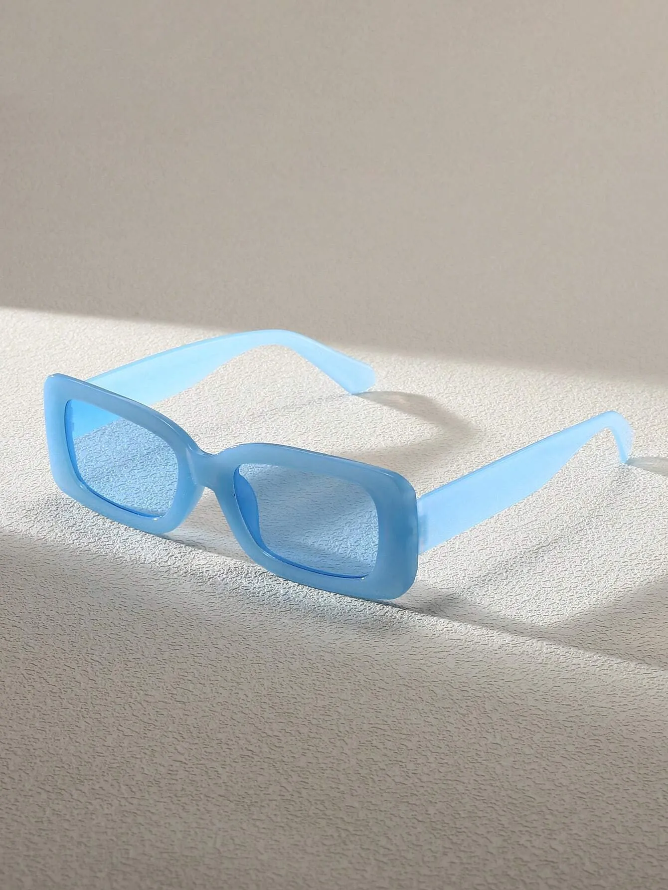 1pc Fashionable Trendy Black Square Frame Unisex Large Frame Y2K Personality Summer Beach Sunglasses Shades Accessories