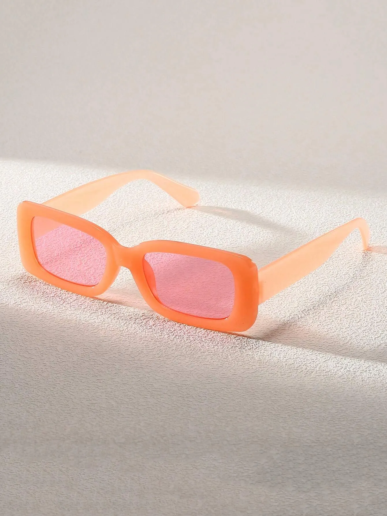 1pc Fashionable Trendy Black Square Frame Unisex Large Frame Y2K Personality Summer Beach Sunglasses Shades Accessories