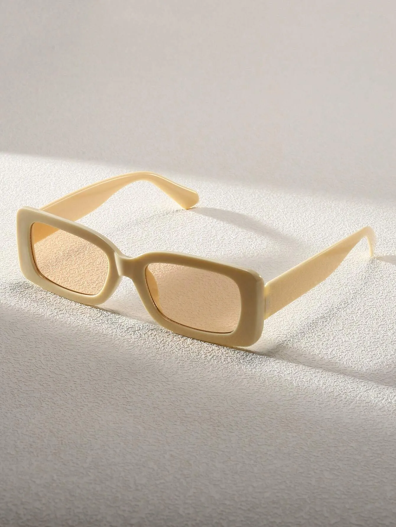 1pc Fashionable Trendy Black Square Frame Unisex Large Frame Y2K Personality Summer Beach Sunglasses Shades Accessories