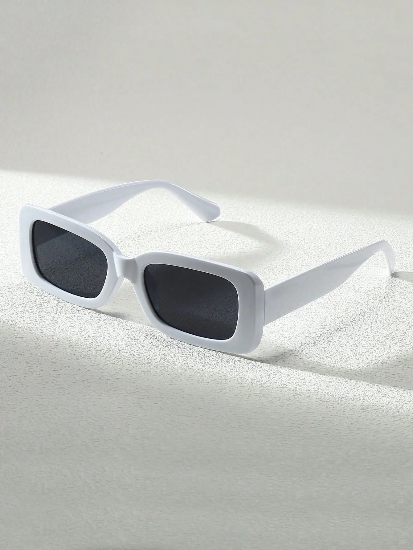 1pc Fashionable Trendy Black Square Frame Unisex Large Frame Y2K Personality Summer Beach Sunglasses Shades Accessories
