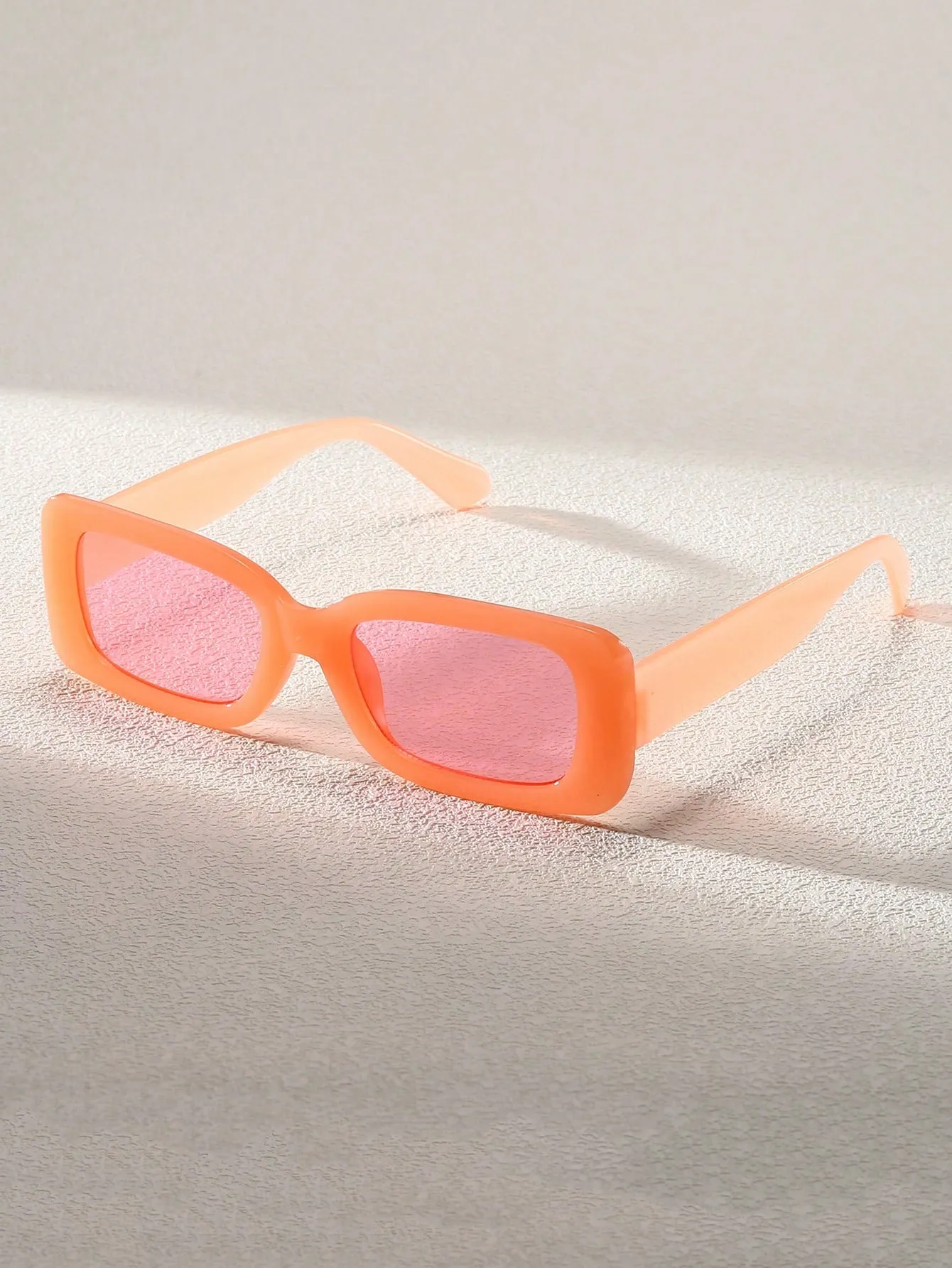 1pc Fashionable Trendy Black Square Frame Unisex Large Frame Y2K Personality Summer Beach Sunglasses Shades Accessories