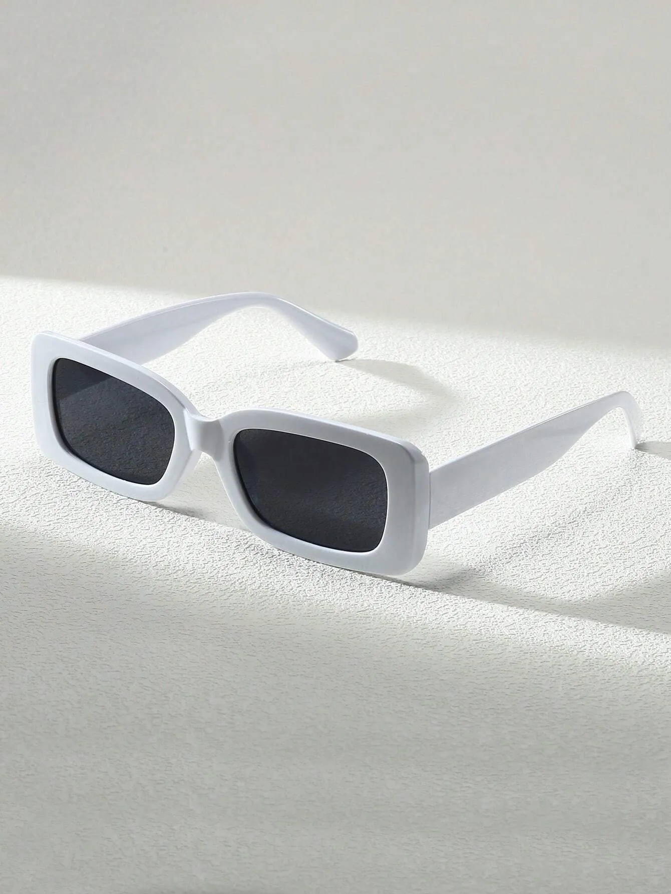 1pc Fashionable Trendy Black Square Frame Unisex Large Frame Y2K Personality Summer Beach Sunglasses Shades Accessories