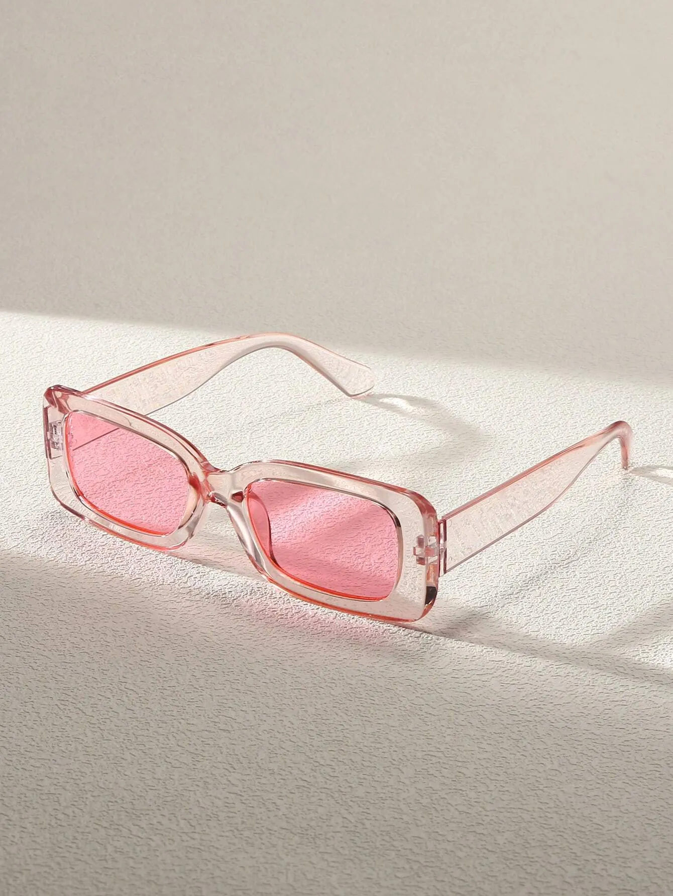 1pc Fashionable Trendy Black Square Frame Unisex Large Frame Y2K Personality Summer Beach Sunglasses Shades Accessories