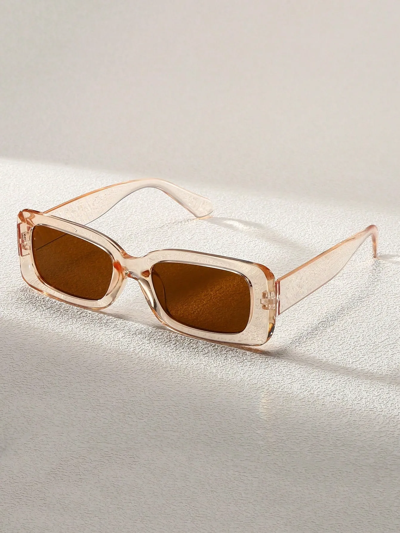 1pc Fashionable Trendy Black Square Frame Unisex Large Frame Y2K Personality Summer Beach Sunglasses Shades Accessories