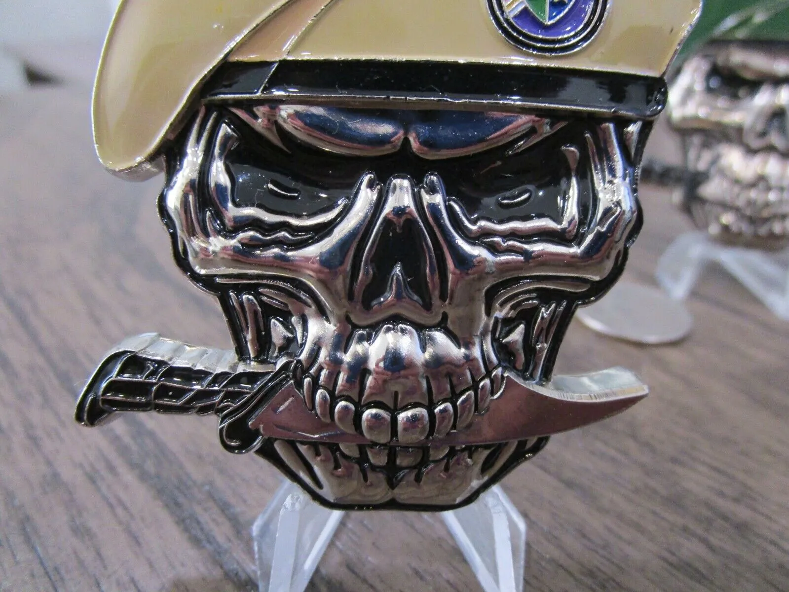 2 US Army Special Forces Challenge Coins Green Berets Creed & 75th Ranger RGT