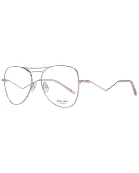 Ana Hickmann Aviator Eyeglasses Rose Gold Metal Frame