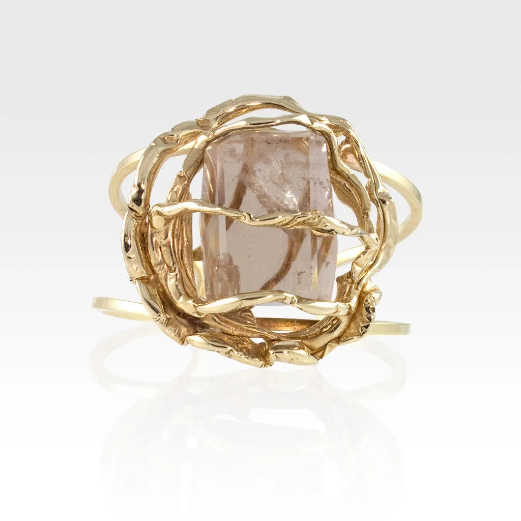 Angel's Nest Smoky Quartz Cuff