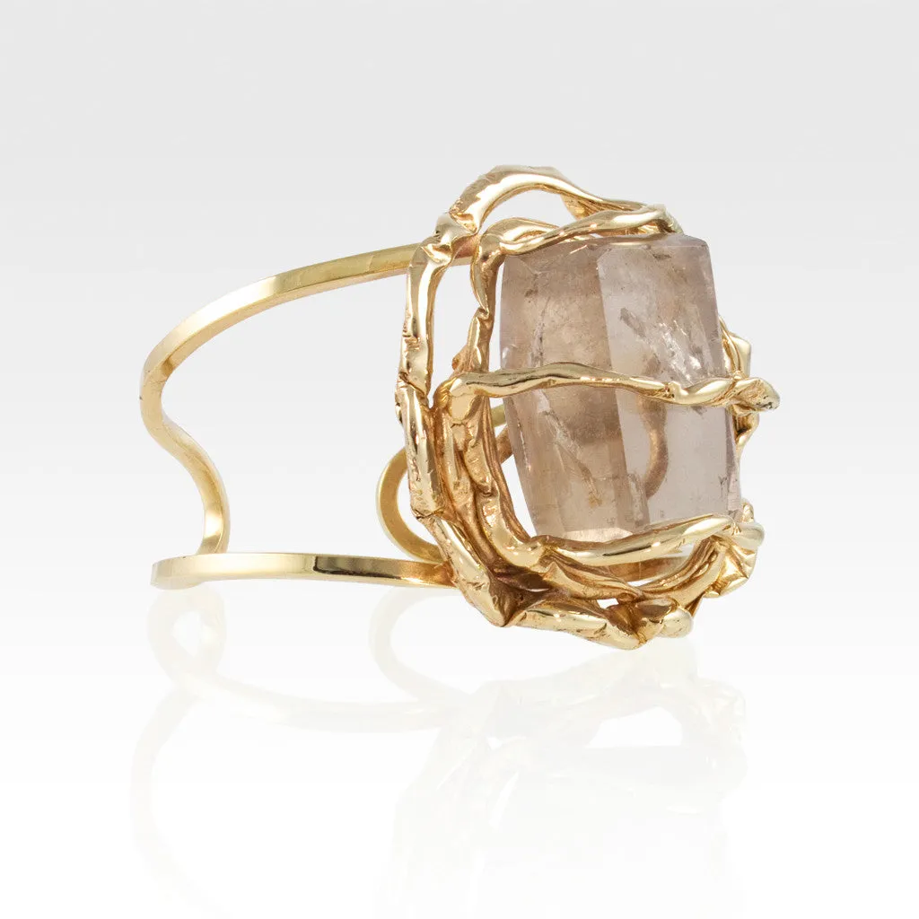 Angel's Nest Smoky Quartz Cuff