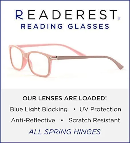 Blue-Light-Blocking-Reading-Glasses-Beige-2-50-Magnification-Computer-Glasses