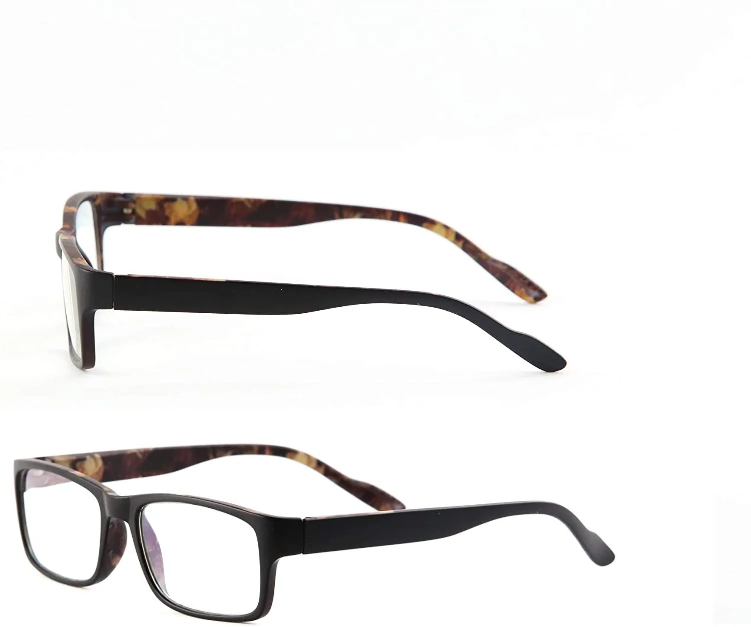 Blue-Light-Blocking-Reading-Glasses-Black-Camo-0-50-Magnification-Computer-Glasses