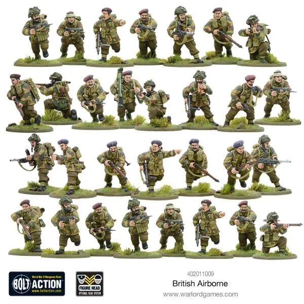 Bolt Action: British - Airborne WWII Allied Paratroopers