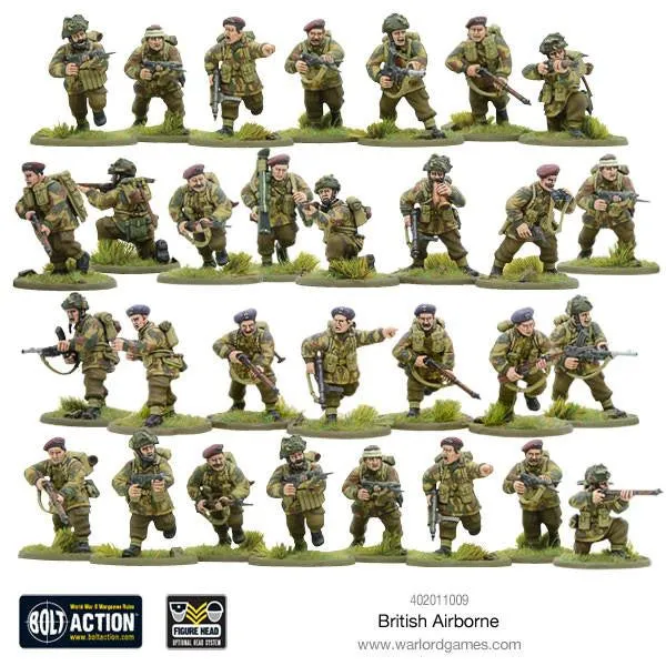British Airborne WWII Allied Paratroopers - (Bolt Action)