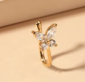 Butterfly Non-Pierced Nose Cuffs