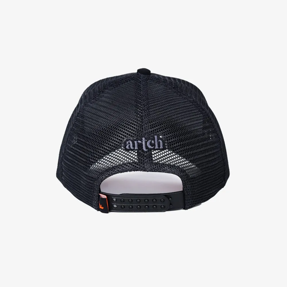 CAPS AND HATS - TRUCKER FULL BLACK