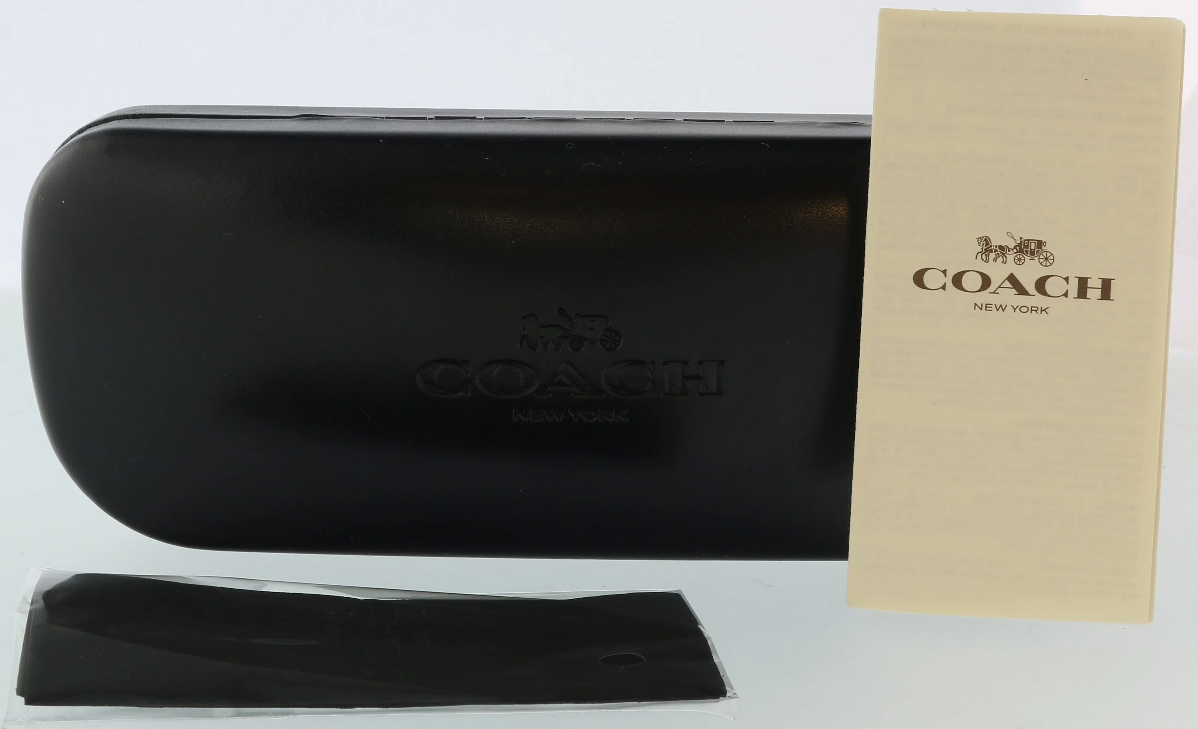 Coach 0HC7129 56488G Full Rim Transparent Grey Round Sunglasses