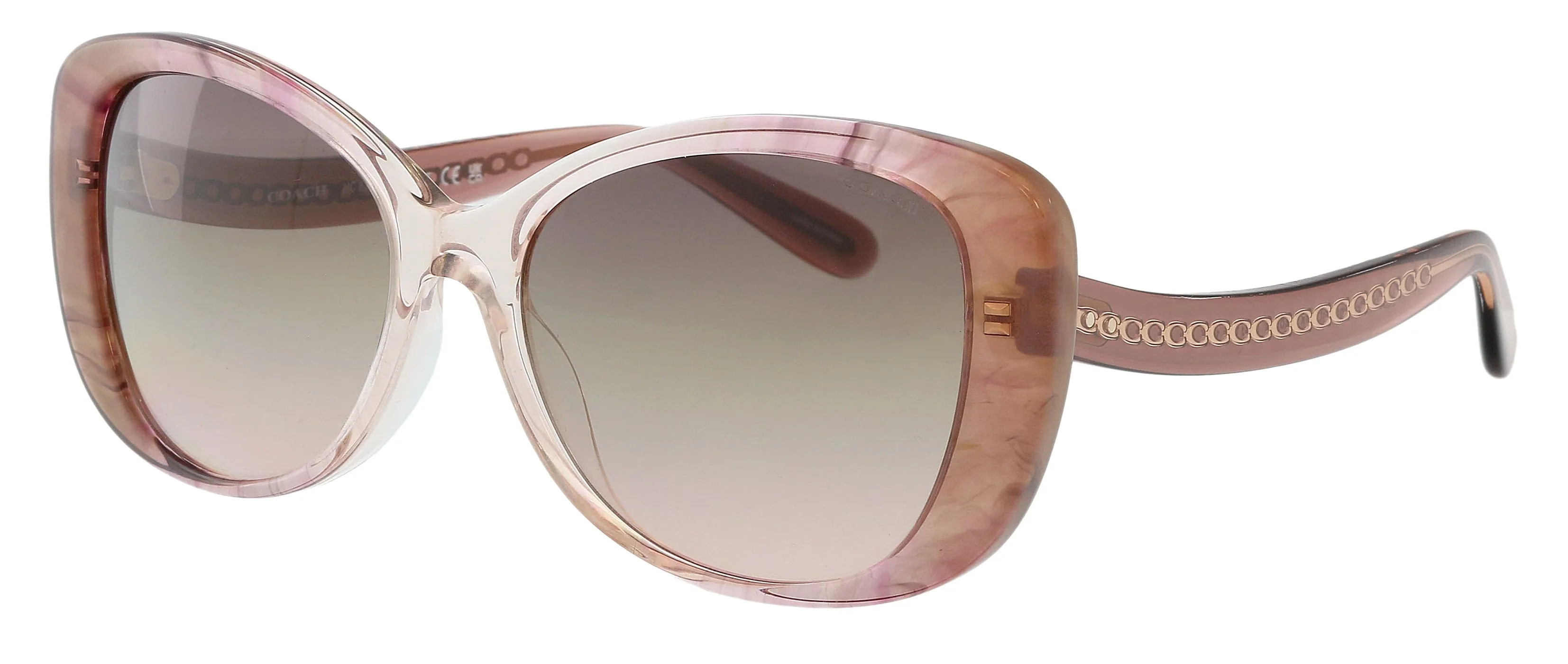 Coach 0HC8322 5656U8 Full Rim Pink Gradient Square Sunglasses