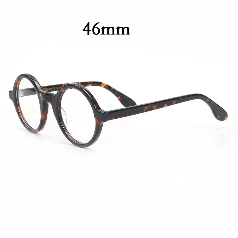 Cubojue Unisex Full Rim Round 42mm 46mm Acetate Hyperopic Reading Glasses