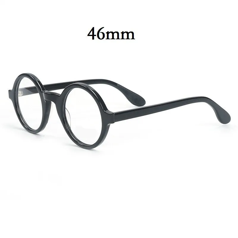 Cubojue Unisex Full Rim Round 42mm 46mm Acetate Hyperopic Reading Glasses
