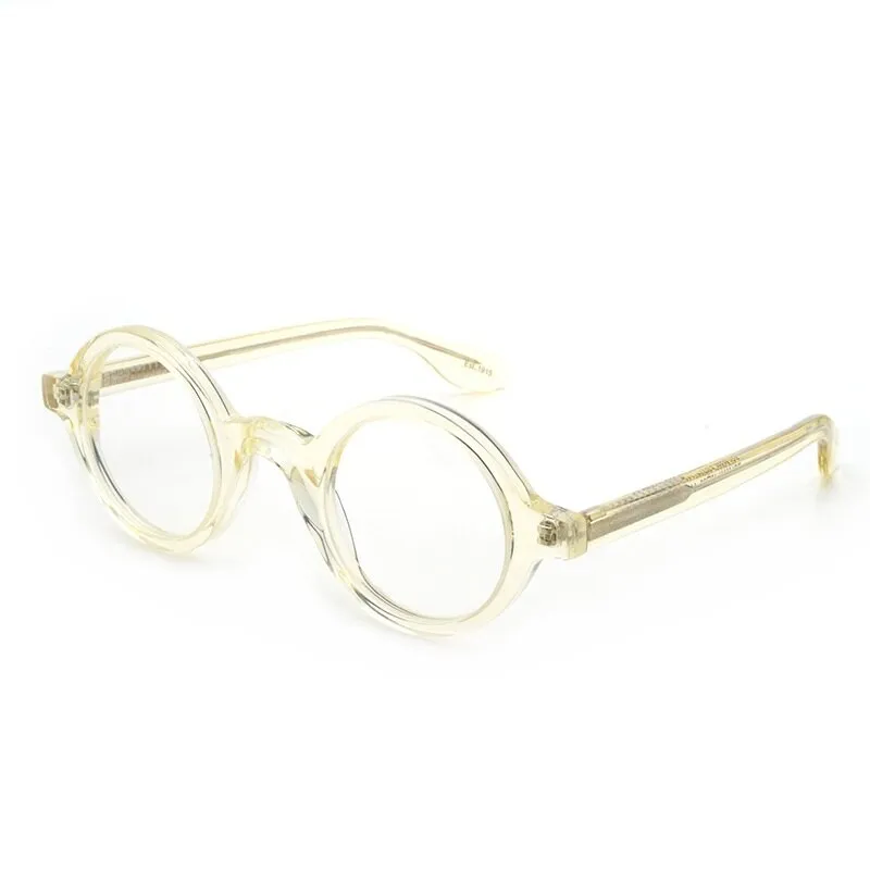 Cubojue Unisex Full Rim Round 42mm 46mm Acetate Hyperopic Reading Glasses