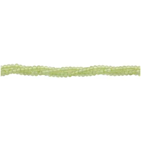 Dakota Stones Gemstone Beads, Peridot Grade A, Microfaceted Rondelle 3mm (16 Inch Strand)