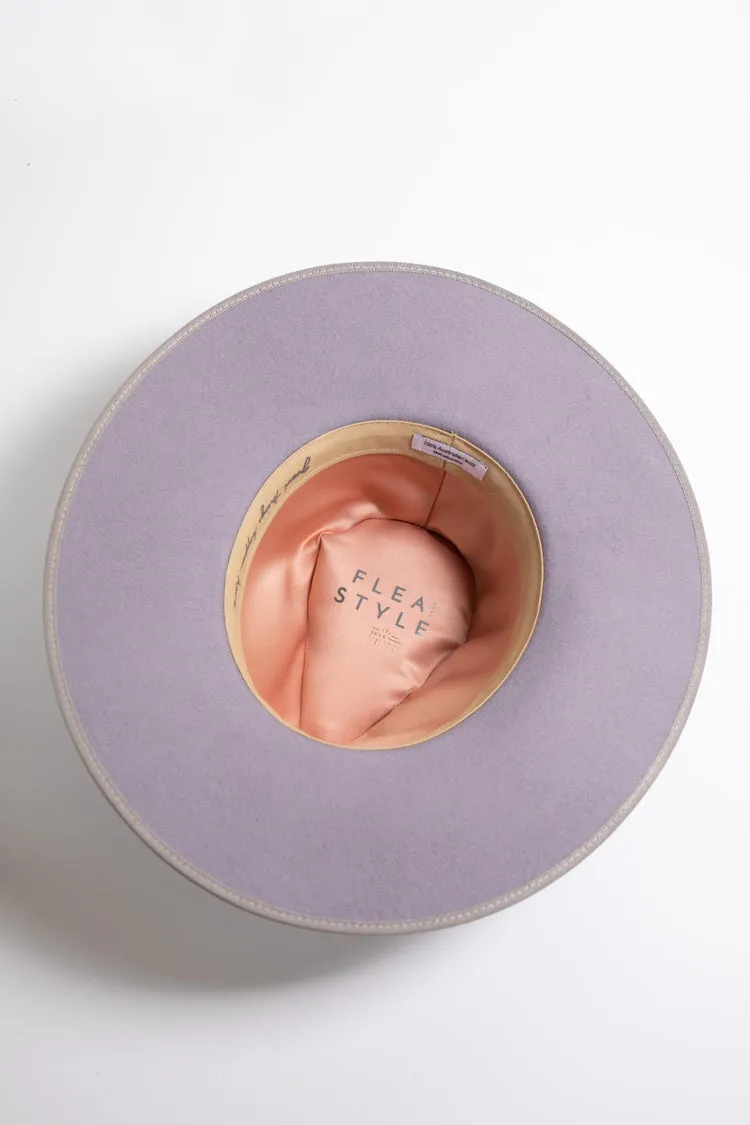 Flea Style Stevie Lavender Wide Brim Hat