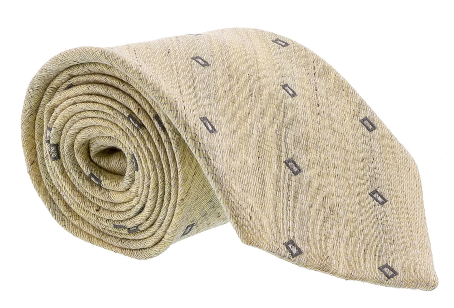 Gianfranco Ferre J043 U6K Beige Silk Mens Tie