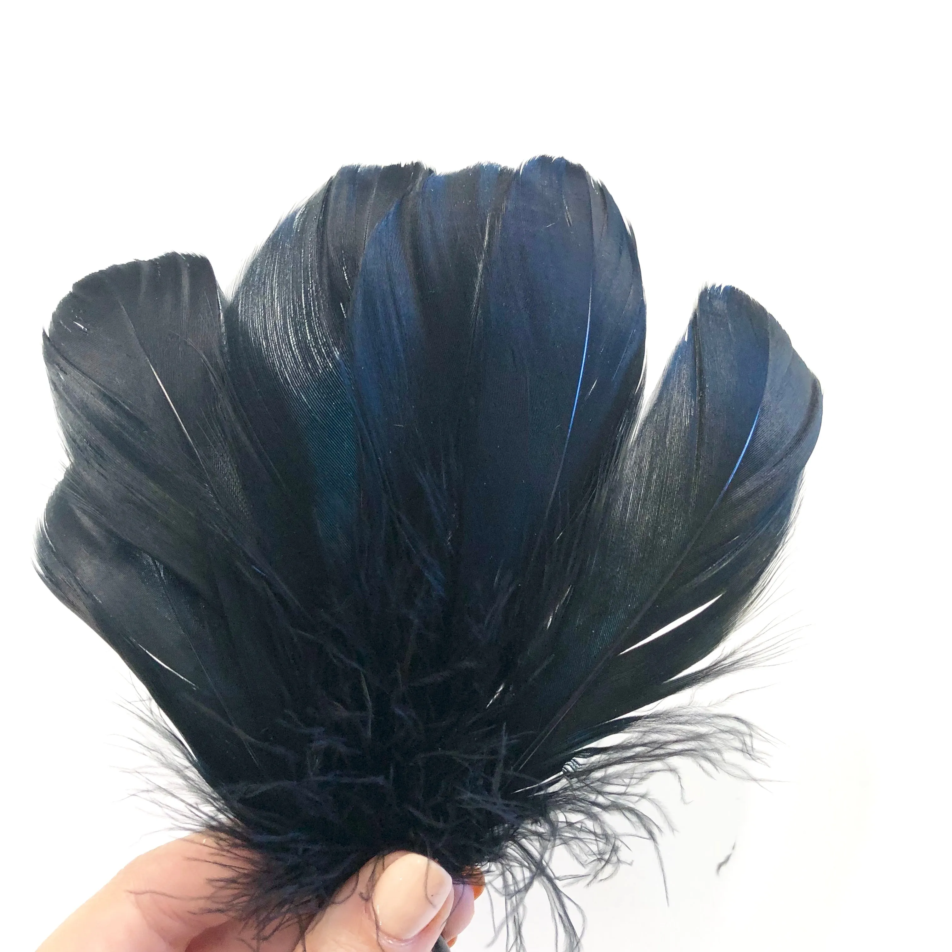 Goose Nagoire Feathers 10 grams - Black