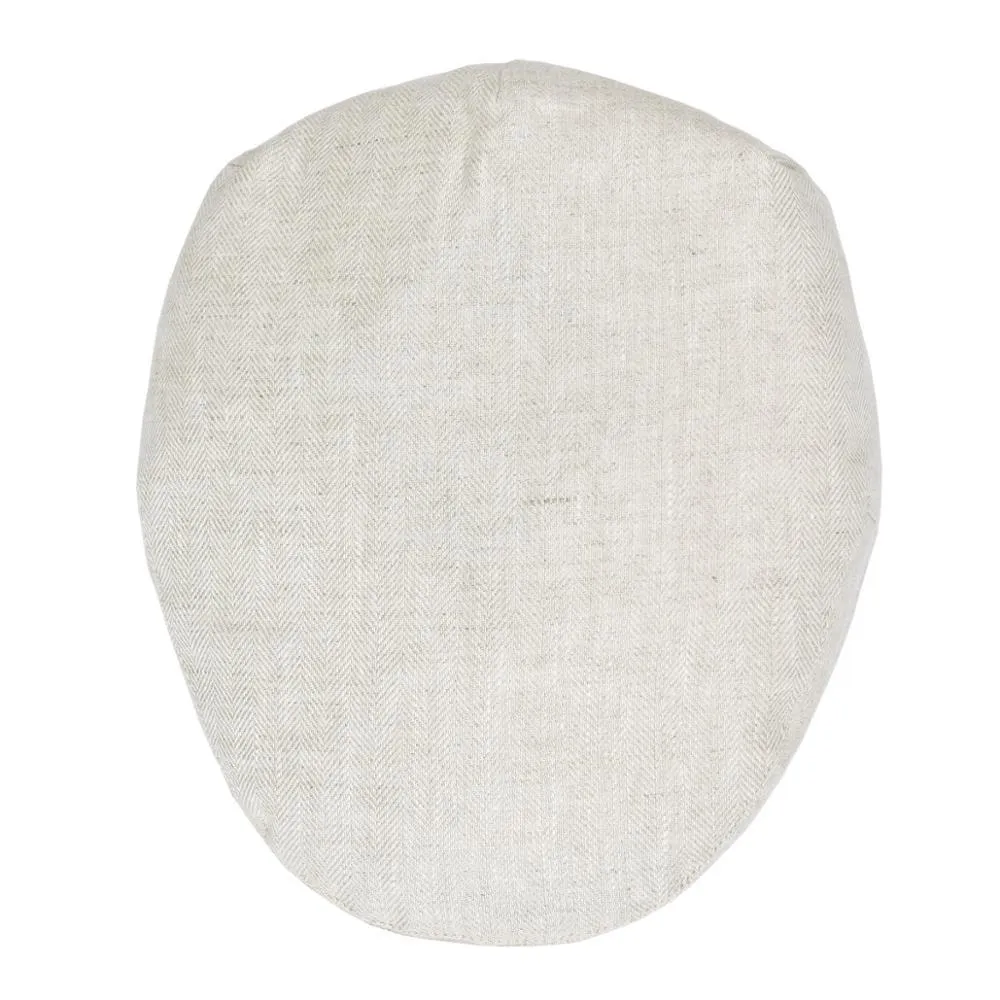 Herringbone Linen Ivy Cap