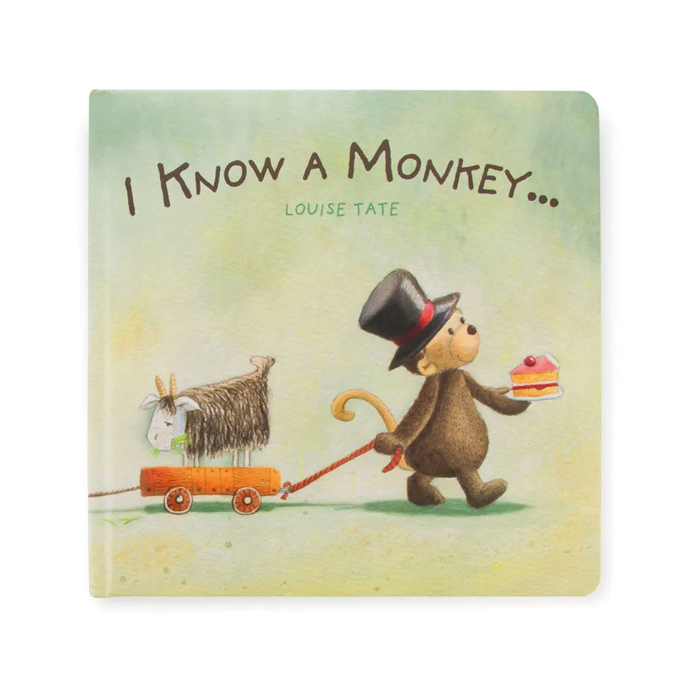 Jellycat Book I Know A Monkey