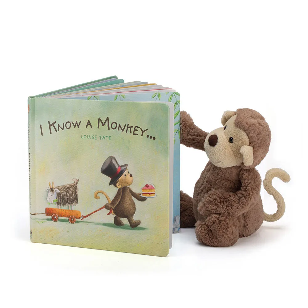 Jellycat Book I Know A Monkey