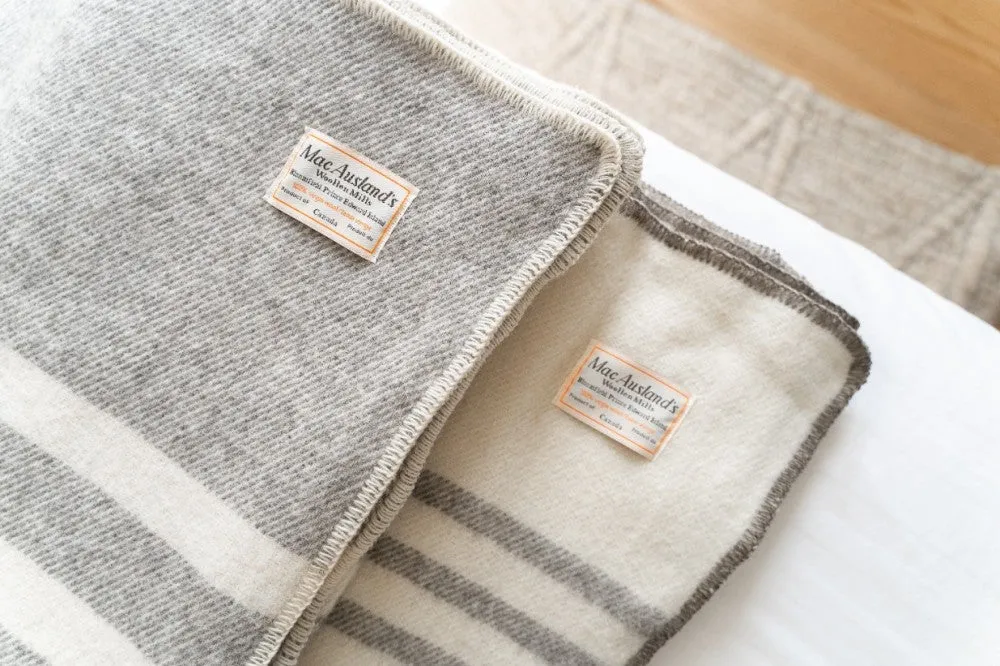 MacAuslands Woolen Mills Blankets - Double - 76" x 90"