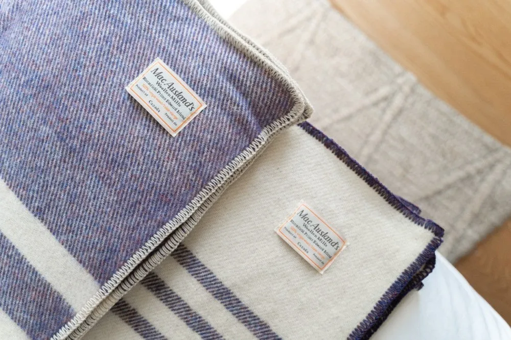 MacAuslands Woolen Mills Blankets - Double - 76" x 90"