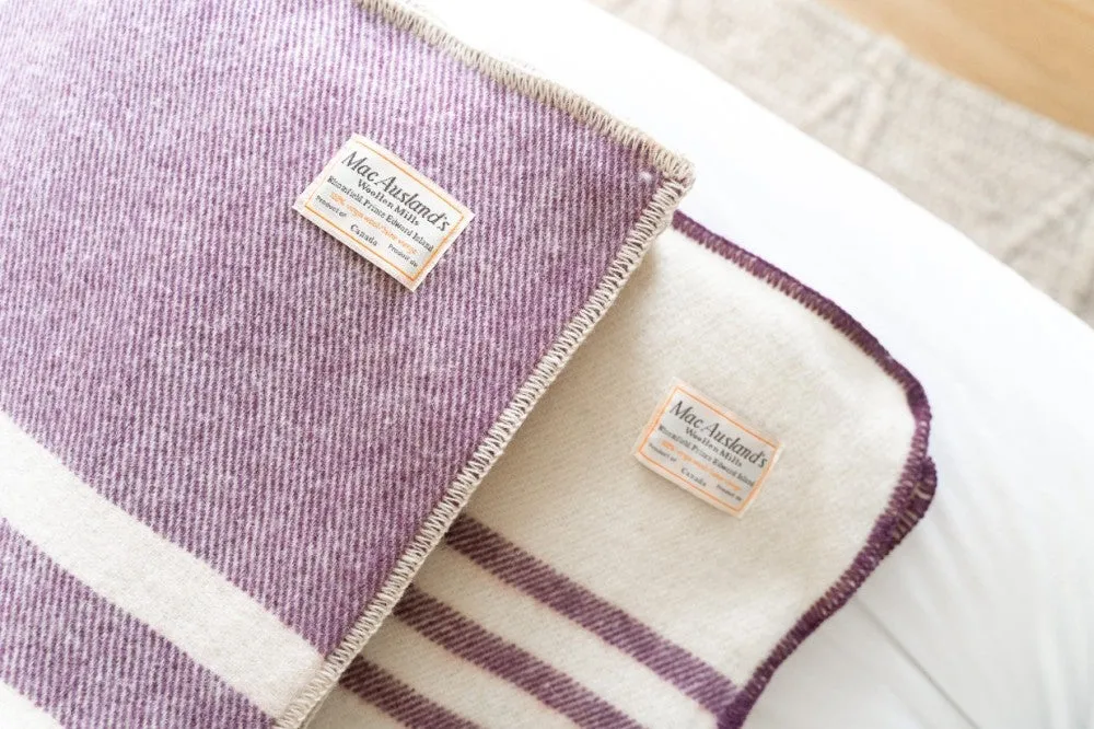 MacAuslands Woolen Mills Blankets - Double - 76" x 90"