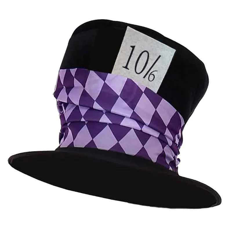 Mad Hatter Hat w/Purple Band