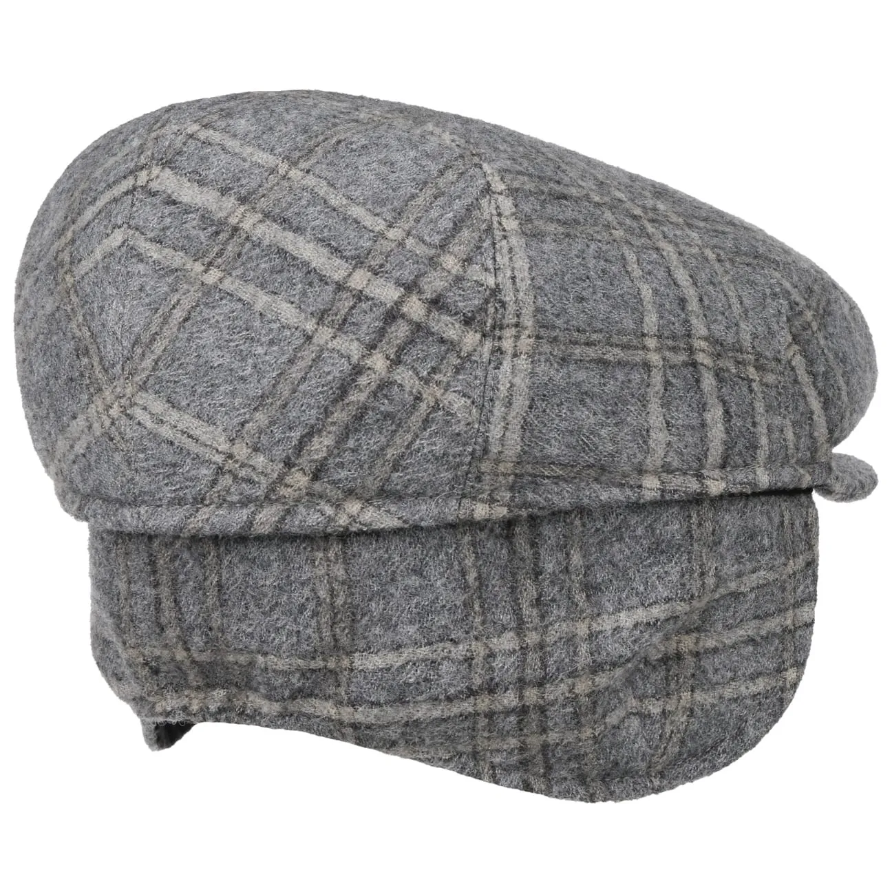 Merlino Casual Flat Cap with Ear Flaps by Mayser
