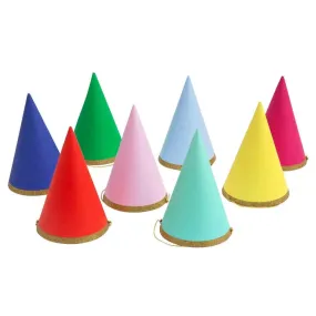 Multicolour Party Hats (set of 8)
