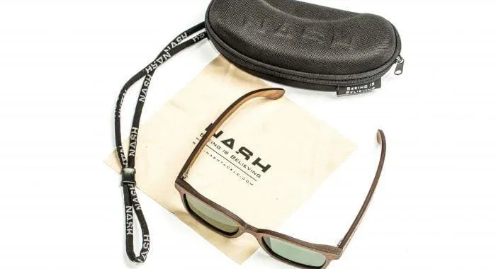 Nash Timber Green Glasses