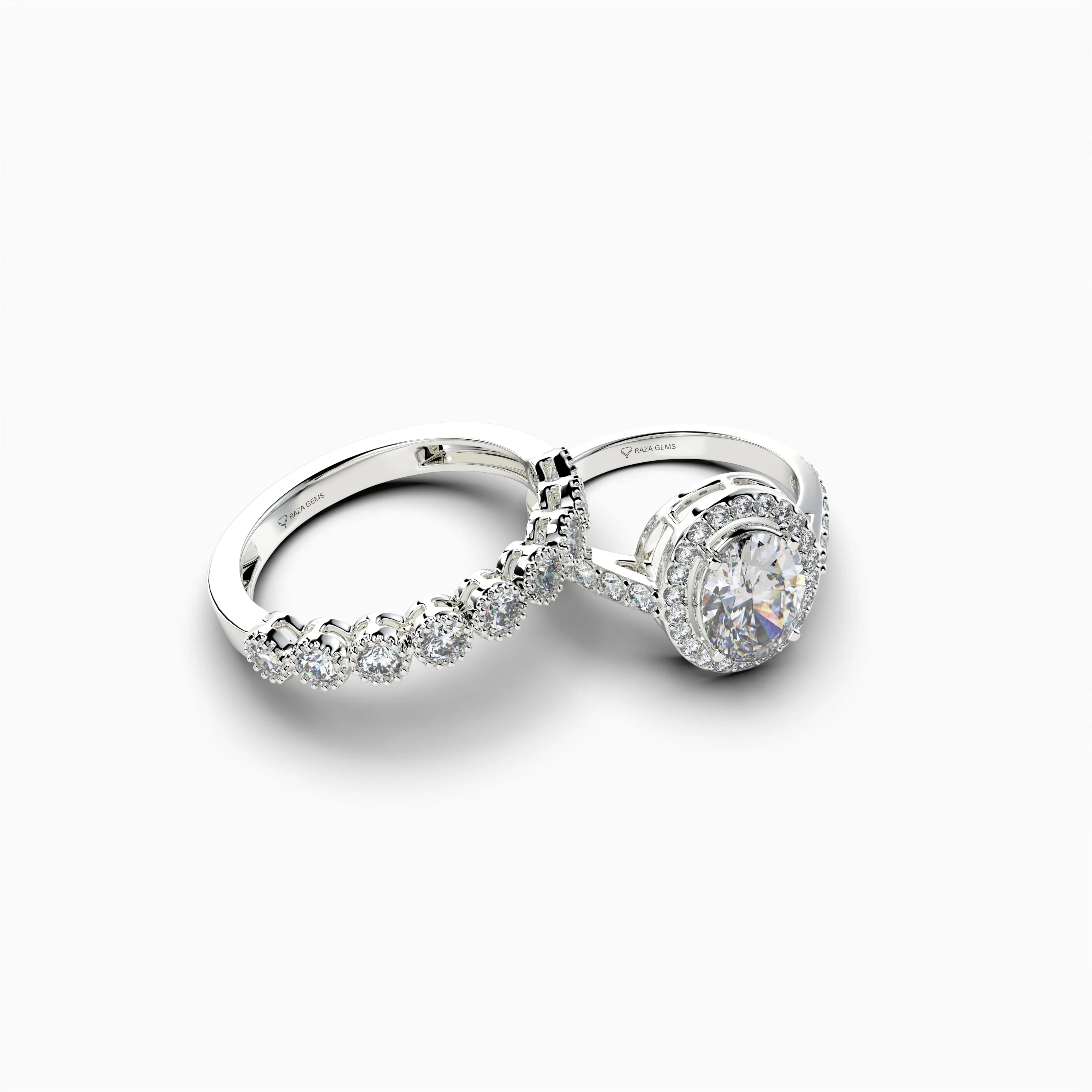 Natural Diamond Engagement Ring 0.50 Carats Diamond 6 Gram Gold - Katherine