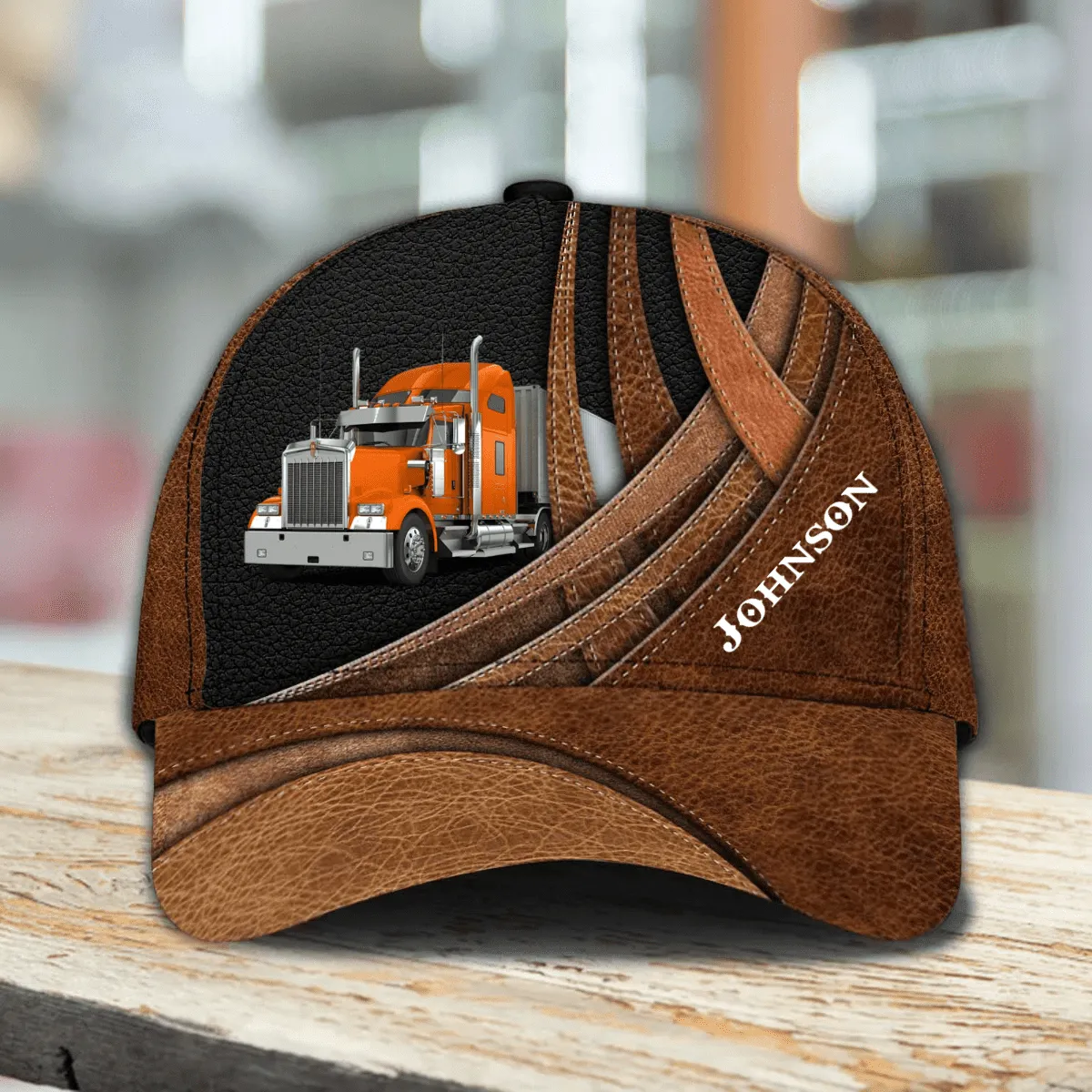 Personalized Truck Driver Cap 3D All Over Prints for Trucker, Gift for Dad Birthday, Father's Day Cap