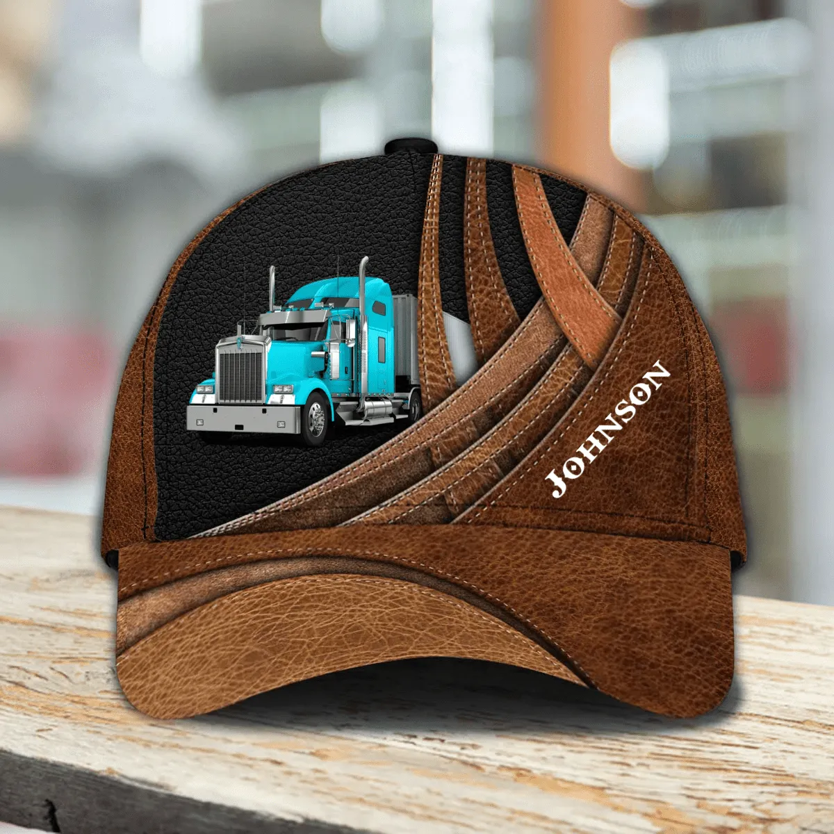 Personalized Truck Driver Cap 3D All Over Prints for Trucker, Gift for Dad Birthday, Father's Day Cap
