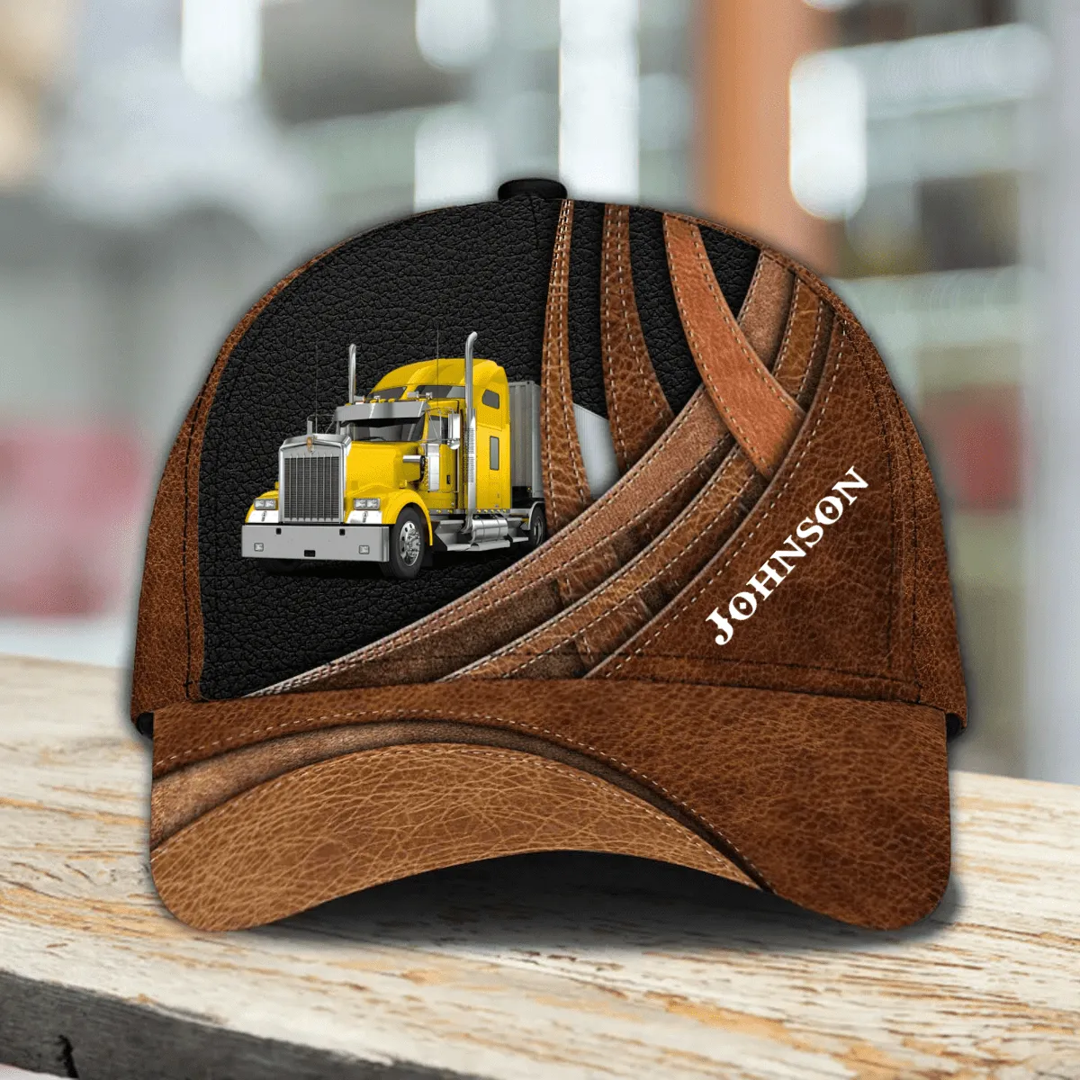 Personalized Truck Driver Cap 3D All Over Prints for Trucker, Gift for Dad Birthday, Father's Day Cap