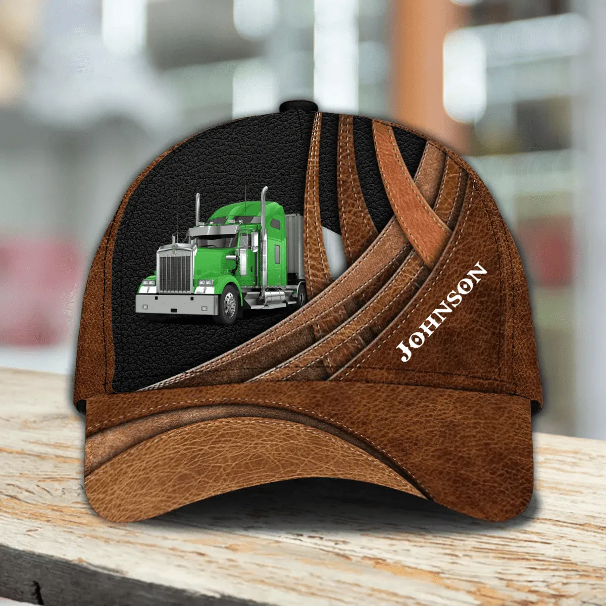 Personalized Truck Driver Cap 3D All Over Prints for Trucker, Gift for Dad Birthday, Father's Day Cap