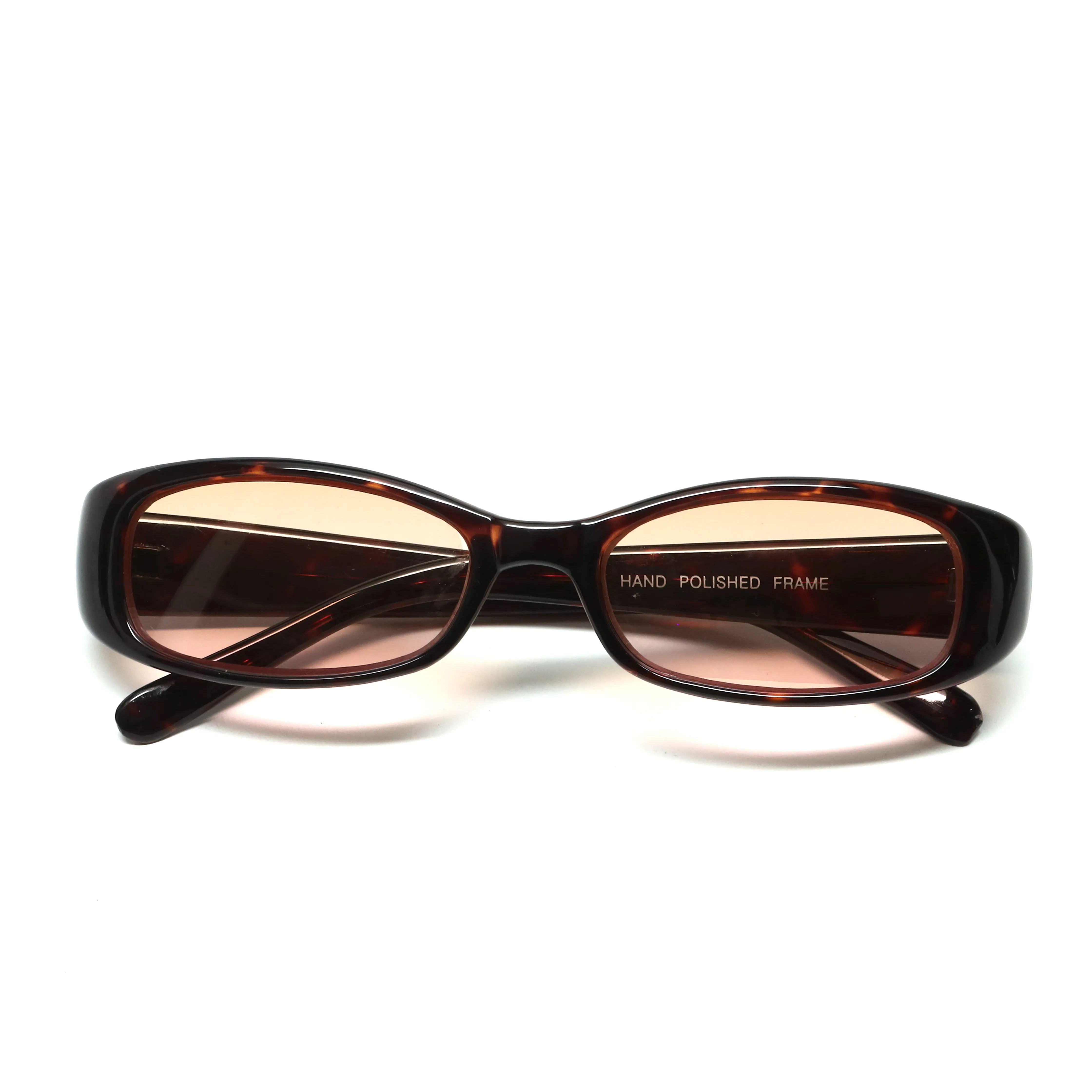 //Style 62// Vintage 90s Rectangle Frame Sunglasses - Light Pink