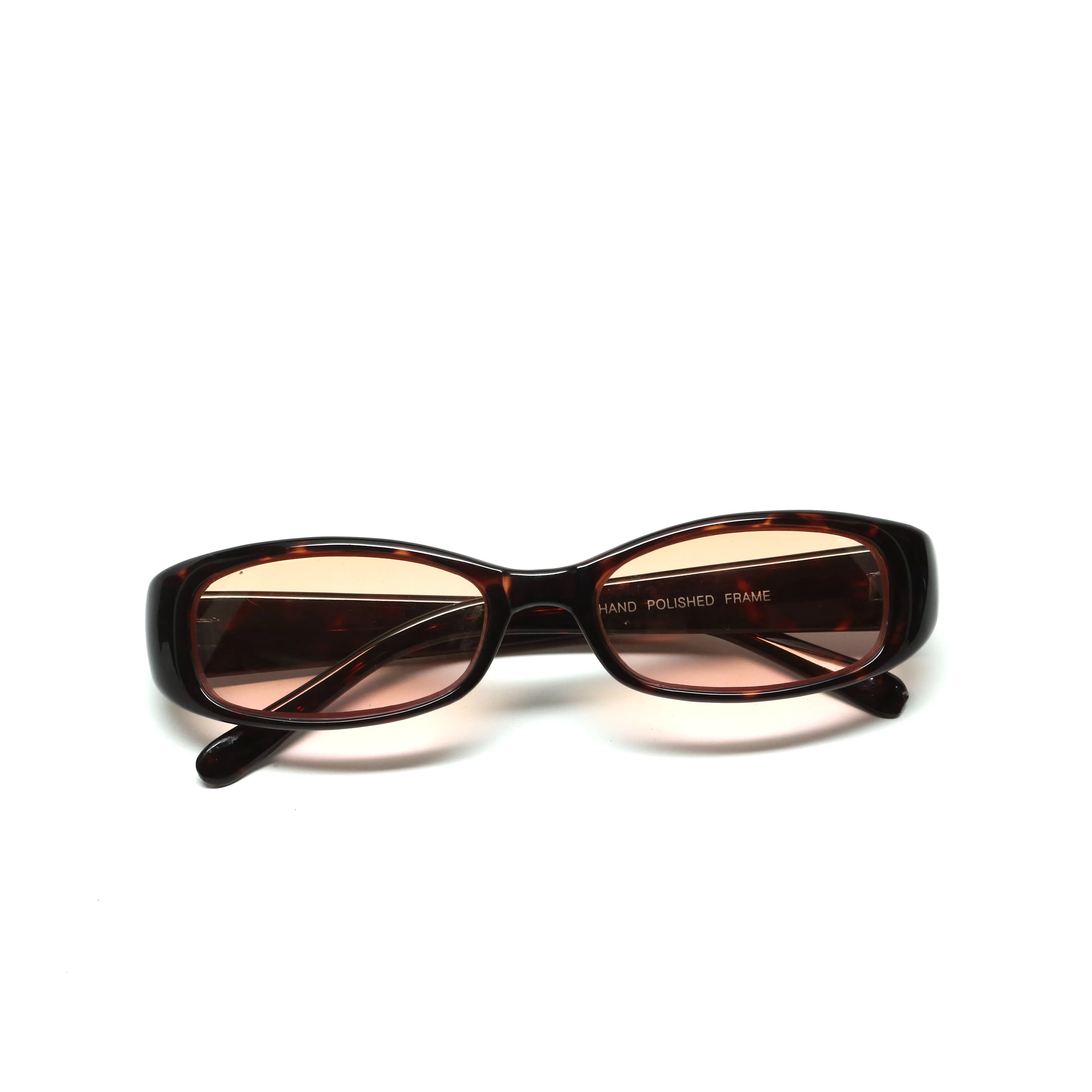 //Style 62// Vintage 90s Rectangle Frame Sunglasses - Light Pink