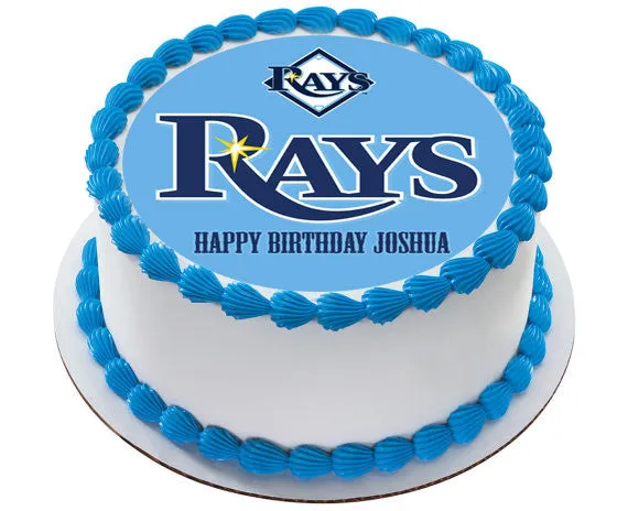 Tampa Bay Devil Rays - Edible Cake Topper OR Cupcake Topper, Decor